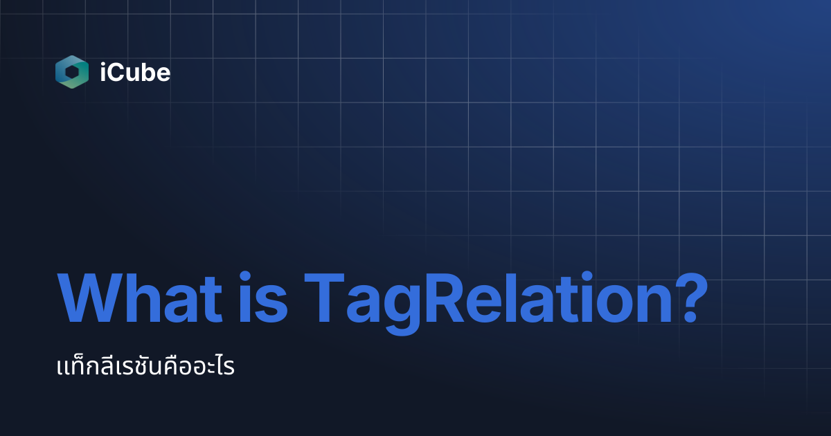 What is TagRelation? | iCube