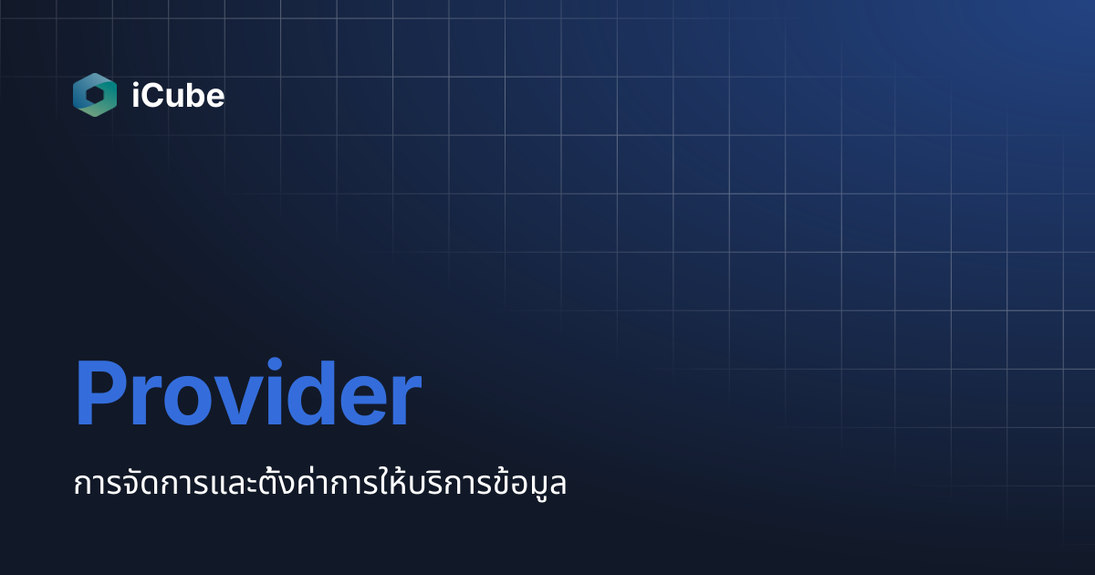 Provider | iCube